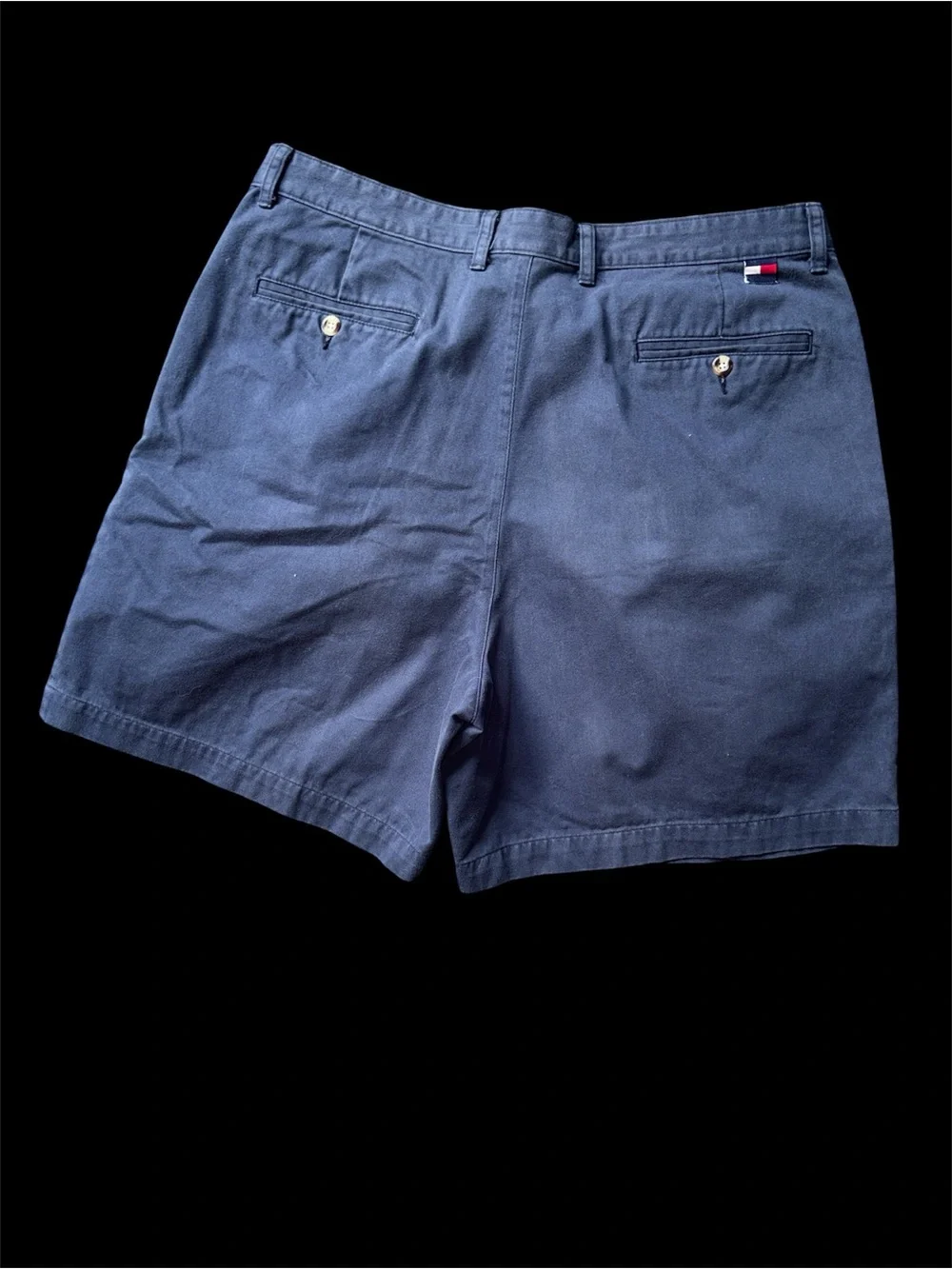 Tommy Hilfiger Classic Pleated Men’s Shorts - Navy 38